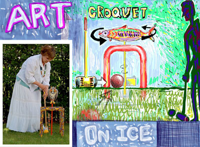 Art Croquet on Ice