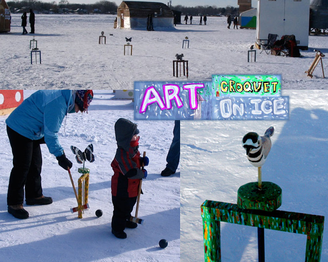 Art Croquet Winter