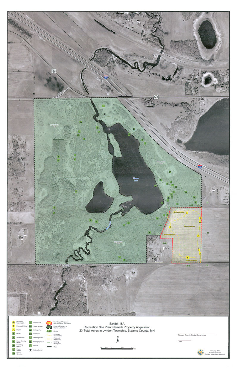Warner Lake Overview Map